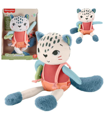 Fisher Price Planet Friends sensoriskā mīkstā rotaļlieta – pantera ZA6045