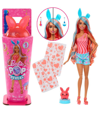 Mattel Barbie Pop Reveal lelle ar trusīti un aksesuāriem, Shakes sērija ZA6060