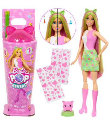 Mattel Barbie Pop Reveal lelle ar kaķēnu un aksesuāriem, ZA6061