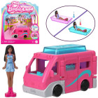 Mattel Mini Barbie Land Lelle tūristka + auto kemperis ZA6038 C