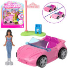 Mattel Mini Barbie Land Lelle ar Kabrioletu