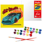 Numuru krāsošana bērniem 25x25cm KHO1192 Motociklu sacīkstes AP0063