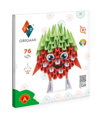 Alexander radošais komplekts ORIGAMI 3D – ZEMENE ZA6071