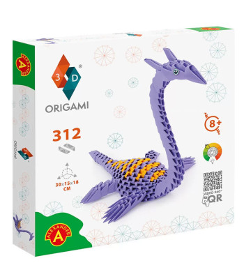 Alexander radošais komplekts Origami 3D – Plezjozaurs ZA6084