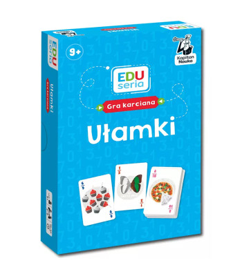 Kapitan Nauka EDUseria. Daļskaitļi. Kāršu spēle GR0818