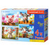 Puzzle 4w1 Cute Animals B-041084