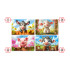 Puzzle 4w1 Cute Animals B-041084