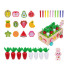 Sorter Montessori Koka Ratiņi Noķer Kukainīti Burkāni Puzzle ZA5903