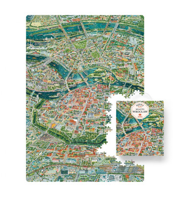 CzuCzu Puzzlove Vroclavas pilsētas puzle, 1000 elementu, ZA6108
