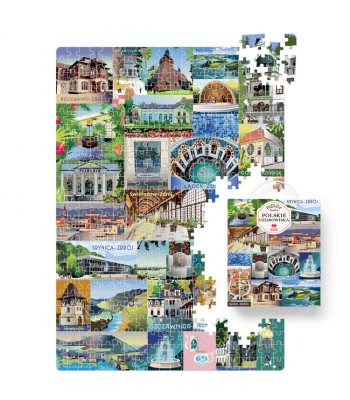 Lielā puzle - Polijas kūrorti, Puzzlove CZU CZU, 500 gab.
