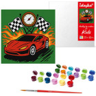 Gleznošana pēc numuriem bērniem 25x25cm KHO1315 Uzvaras mirklis AP0082