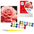 Gleznošana pēc numuriem 40 x 40 cm KHO3236 Perfekta roze AP0095