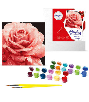 Gleznošana pēc numuriem “Lieliskā roze” KHO3236 AP0095 40 x 40 cm