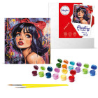 Krāsošana pa numuriem 40 x 40 cm KHO8601 Mūsdienīga Sniegbaltīte AP0101