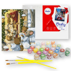 Gleznošana pēc numuriem 40x50 cm KHO6551 Ziemassvētku maģija AP0109