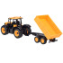 JCB Traktors ar piekabi, vadāms ar tālvadības pulti, Double E 1:16 RC0670