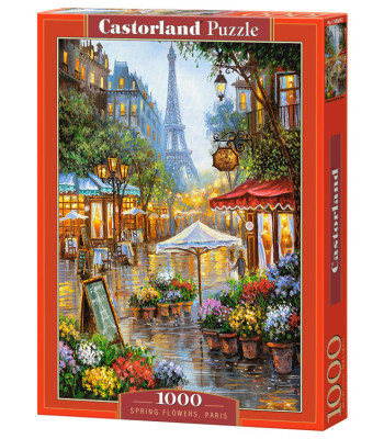 Puzles Spring Flowers, Paris 1000 el. C-103669