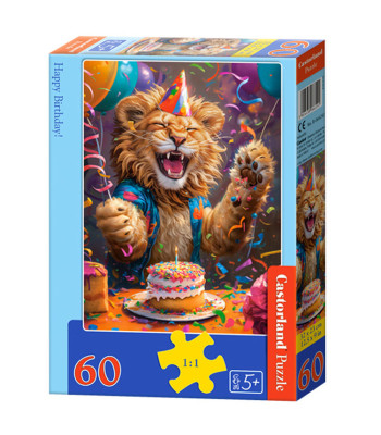 Bērnu puzle Happy Birthday!, 60 gabali B-066292