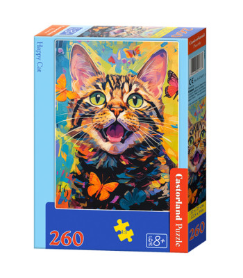 Bērnu puzle Happy Cat, 260 elementi, B-27637-1