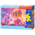 Puzzle 30 gabalu - Princese ar Vienradzi