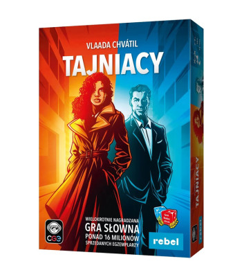 Rebel galda dedukcijas spēle “Tajniacy” – slepena vārdu spēle, jaunais izdevums GR0829