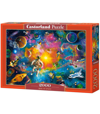 Kosmosa puzle Man in Space, Castorland — C-200849-2, 2000 elementi, 92 × 68 cm