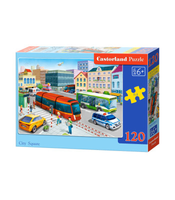 Puzle City Square B-13555-1, 120 elementi