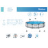 Bestway Baseins STEEL-PRO MAX™ 6,473L 366x76cm