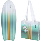 Bestway Pludmales matracis ar rokturiem TAHITI 183x71cm + pludmales soma 42072