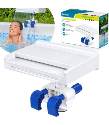 Bestway Flowclear Baseina Ūdenskritums ar LED Apgaismojumu 58619