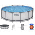Bestway Baseins ar karkasu 457x122cm 11in1 56438