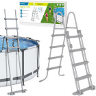 Bestway baseina kāpnes 122 cm