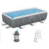 Bestway Stikla baseins 404x201x100cm 10in1 56442