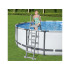 Bestway peldbaseina kāpnes 132cm - drošas neslīdošas metāla 58332