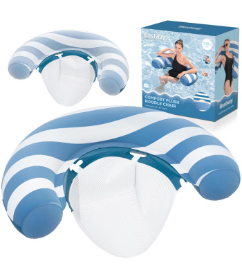 Bestway Comfort Plush™ pludmales matracis ar Cool Down™ tīklu un krāsas maiņas efektu, 43852, 119 x 68 cm