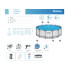 Bestway baseins ar rāmi 427x122cm 10in1 5612X