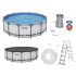 Bestway baseins ar rāmi 427x122cm 10in1 5612X
