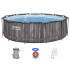Bestway Baseins ar rāmi 366x100cm 8in1 koks 5614X