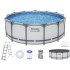 Bestway karkasa baseins 396x122cm 8in1 5618W