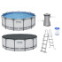 Bestway karkasa baseins 396x122cm 8in1 5618W