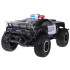 Liels tālvadības policijas monster truck ar apgaismojumu RC0626