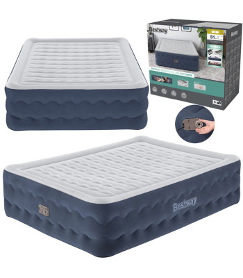 Bestway pašpiepūšamais kempinga matracis 2 personām, 300 kg QUEEN 203x152 cm 6716P