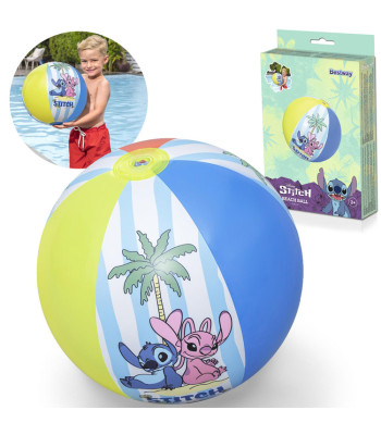 Bestway piepūšamā pludmales bumba Disney Lilo i Stitch 9104T, 51 cm