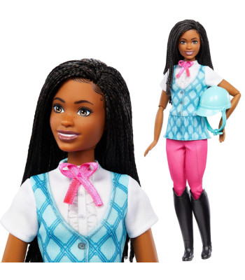 Mattel Barbie Mysteries modes žokejlelle Brooklyn ZA6179