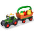Freddy augļu piekabe – traktors ar piekabi un augļiem