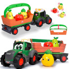 Freddy augļu piekabe – traktors ar piekabi un augļiem