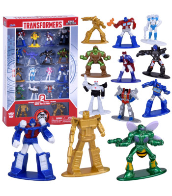 Hasbro Transformers kolekcionējamās metāla figūriņas, Nano Metalfigs, 18 gab., 3. sērija, ZA6185