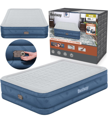 Bestway pašpiepūšams divvietīgs kempinga matracis ar iebūvētu sūkni 69075 203 x 152 x 46 cm