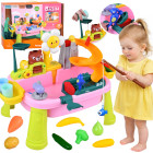 Liela ūdens galds spēļu laukums ar slidkalniņu 40 elementi radoša spēle ZA6135