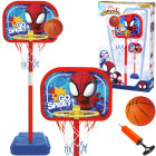 Basketbola komplekts Spidey regulējams grozs + bumba 14 cm SP0880
